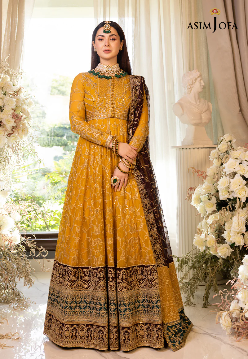 AJHJ-18 EMBROIDERED CHIFFON 3 PCS