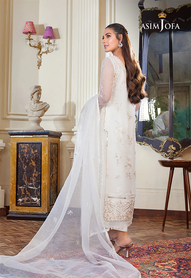 AJIMD-13 EMBROIDERED ORGANZA 3 PCS - Image 2