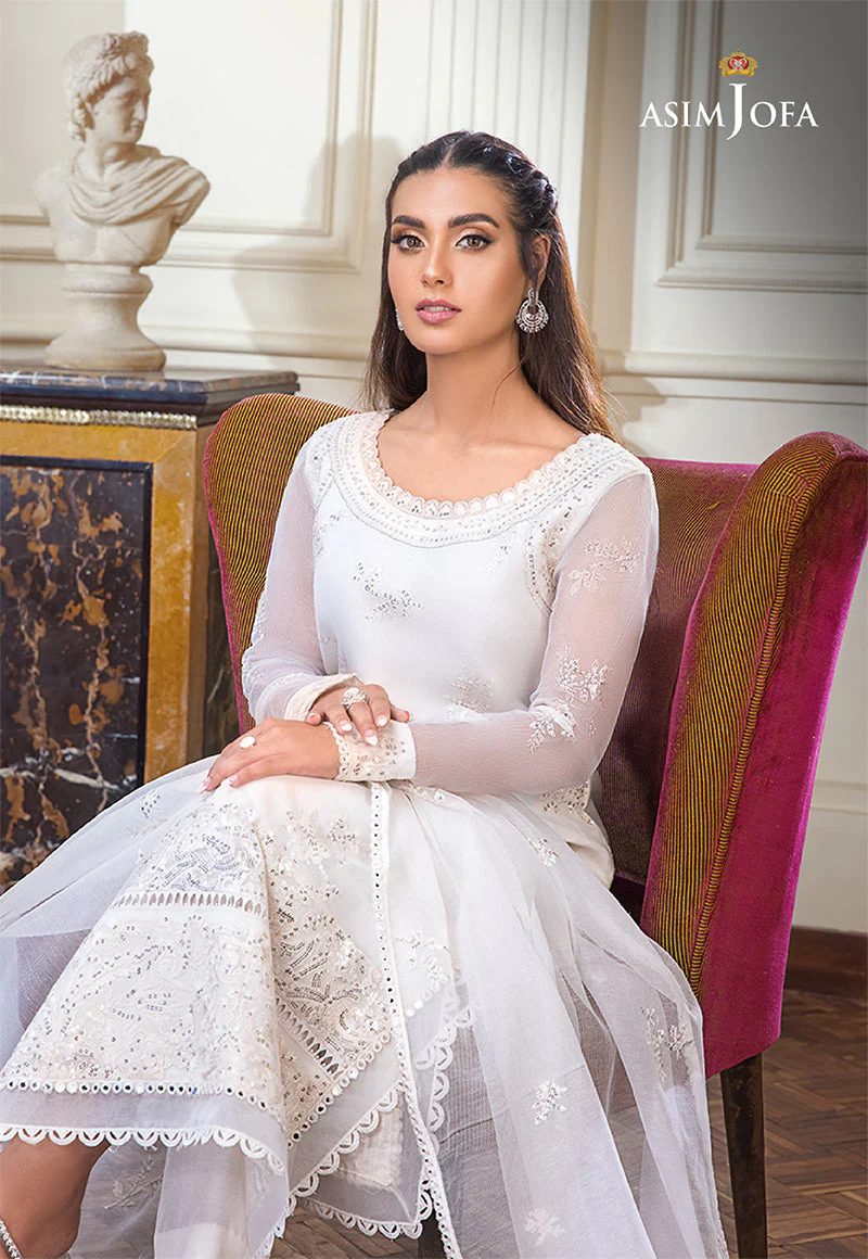 AJIMD-13 EMBROIDERED ORGANZA 3 PCS - Image 4