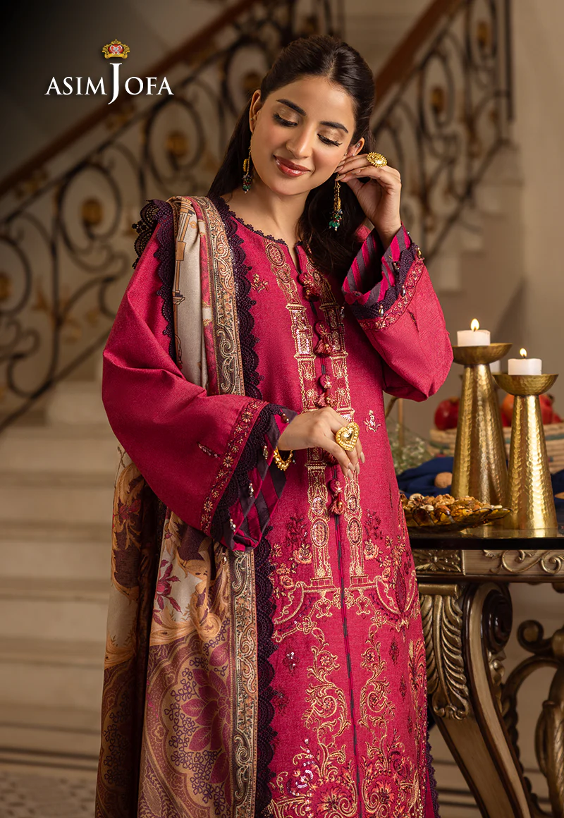 AJIW-04 EMBROIDERED KARANDI 3 PCS - Image 11