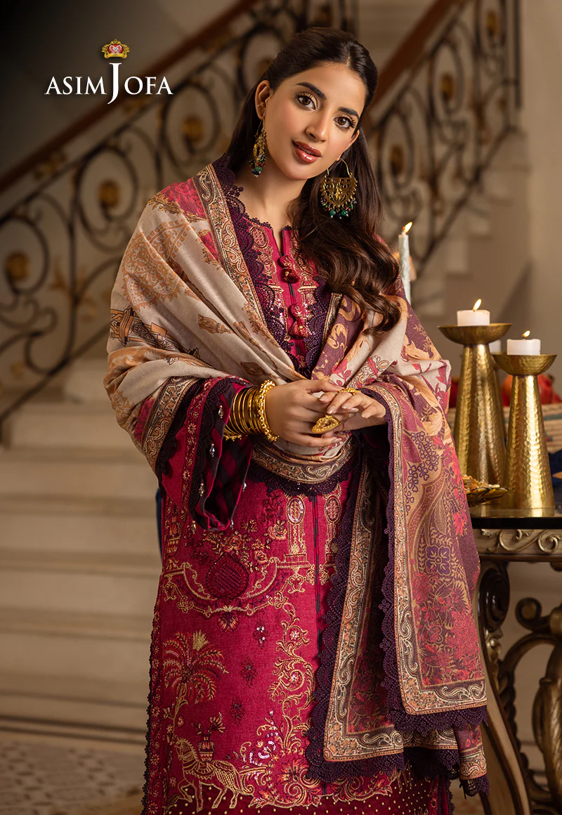 AJIW-04 EMBROIDERED KARANDI 3 PCS - Image 7