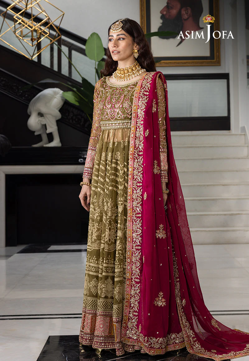 AJJHD-03 EMBROIDERED CHIFFON STITCHED 1 PC - Image 4