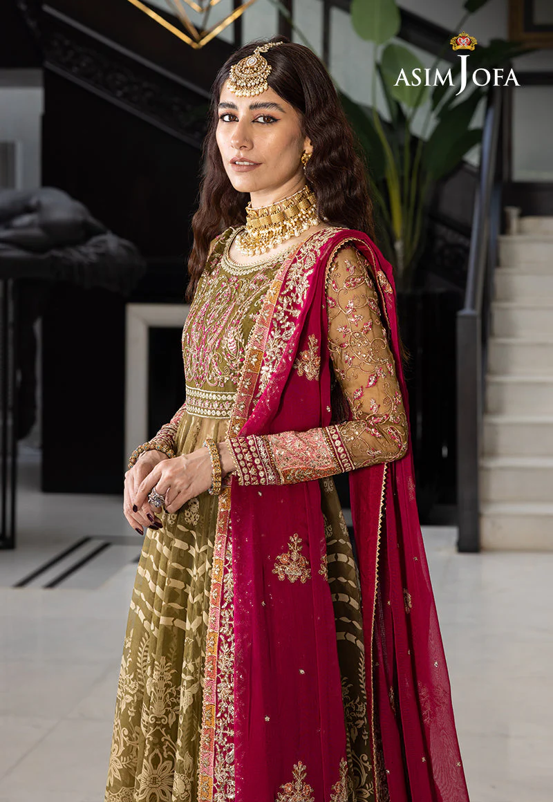 AJJHD-03 EMBROIDERED CHIFFON STITCHED 1 PC - Image 5