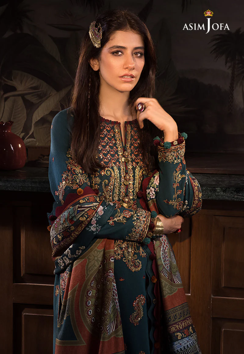 AJK-10 EMBROIDERED COTTON SLUB 3 PCS - Image 12