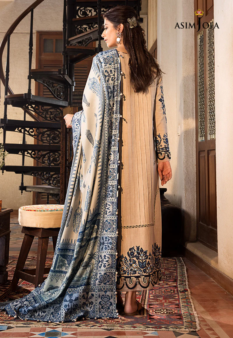 AJK-12 EMBROIDERED COTTON SLUB CROSSHATCH 3 PCS - Image 5
