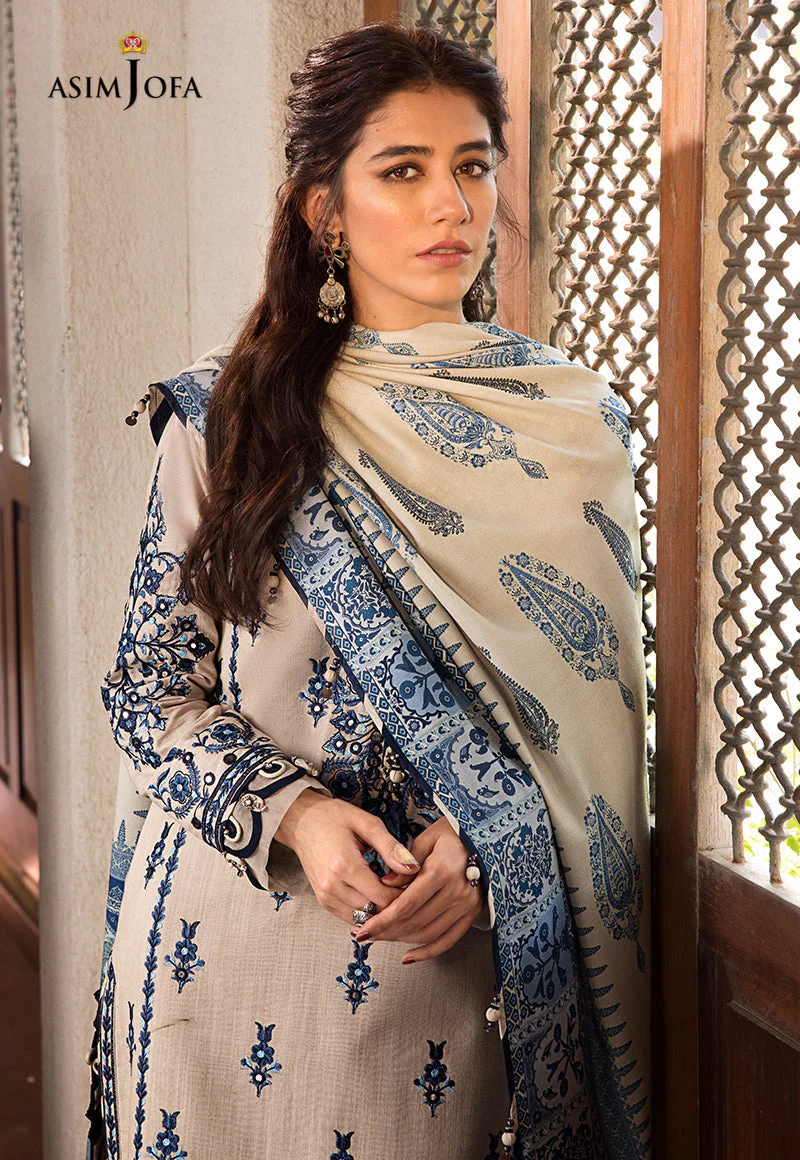 AJK-12 EMBROIDERED COTTON SLUB CROSSHATCH 3 PCS - Image 7
