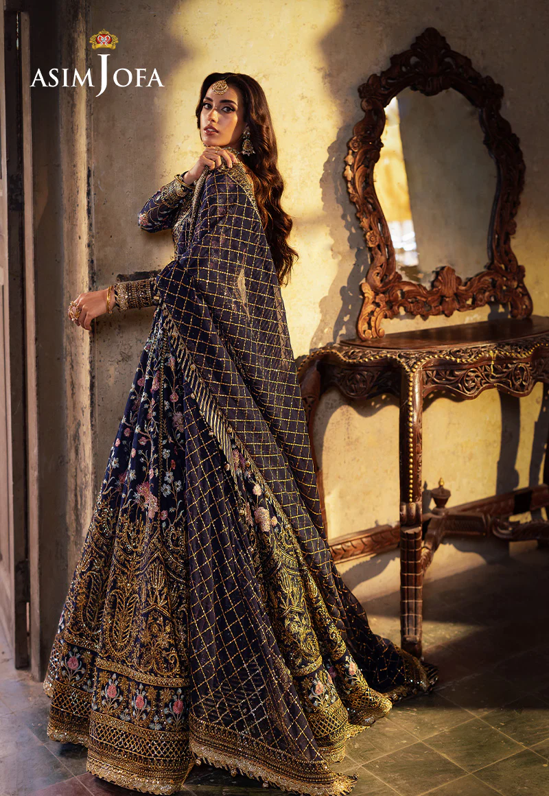 AJKB-09 EMBROIDERED CHIFFON 3 PCS - Image 9