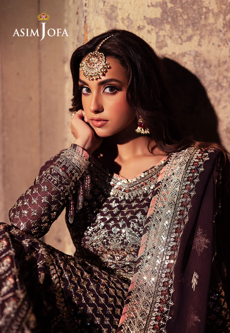 AJKB-10 EMBROIDERED CHIFFON 3 PCS - Image 6