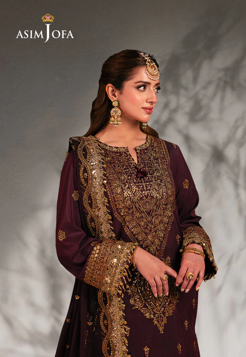 AJKK-01 EMBROIDERED TWISTED SILK 3 PCS - Image 3