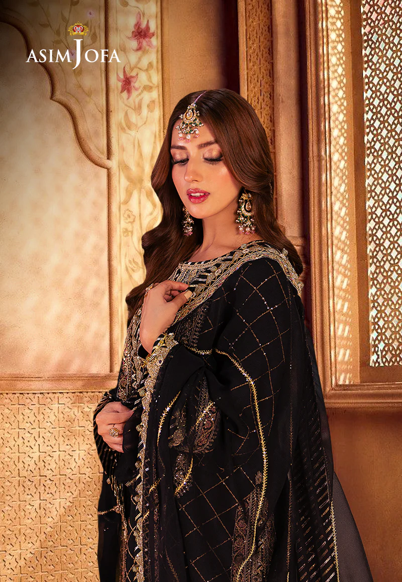 AJKK-02 EMBROIDERED TWISTED SILK 3 PCS - Image 2