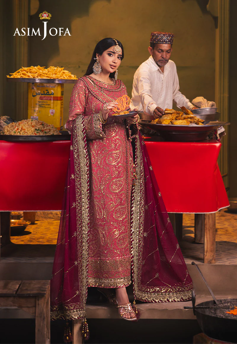 AJKK-05 EMBROIDERED CHIFFON 3 PCS - Image 6