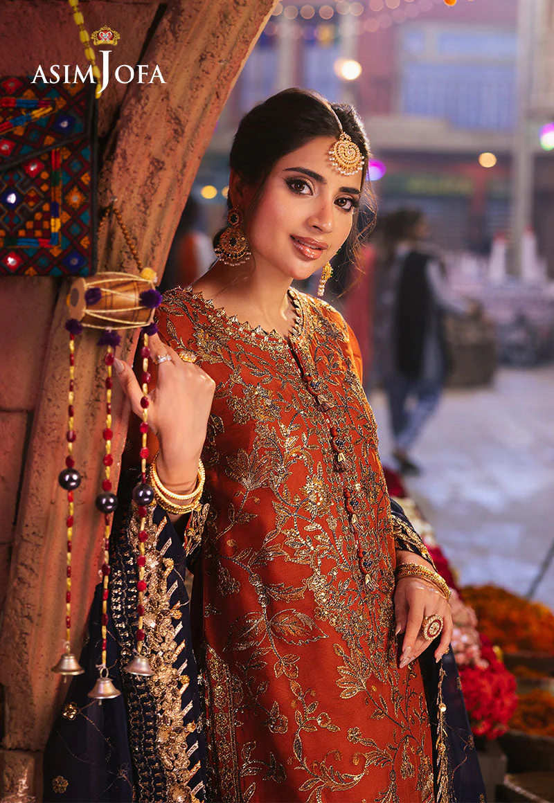 AJKKD-10 EMBROIDERED CHIFFON 3 PCS - Image 2