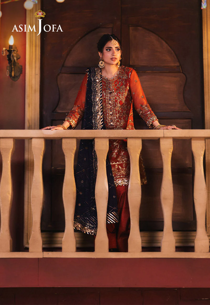 AJKKD-10 EMBROIDERED CHIFFON 3 PCS - Image 4