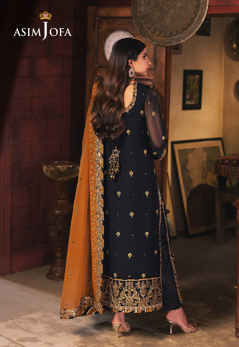 AJKKD-15 EMBROIDERED CHIFFON 3 PCS - Image 10