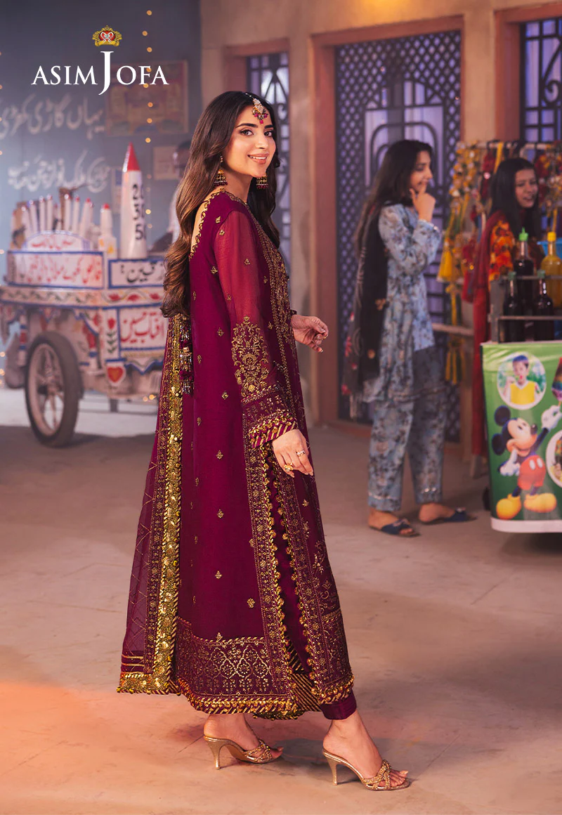 AJKK-18 EMBROIDERED CHIFFON 3 PCS - Image 10