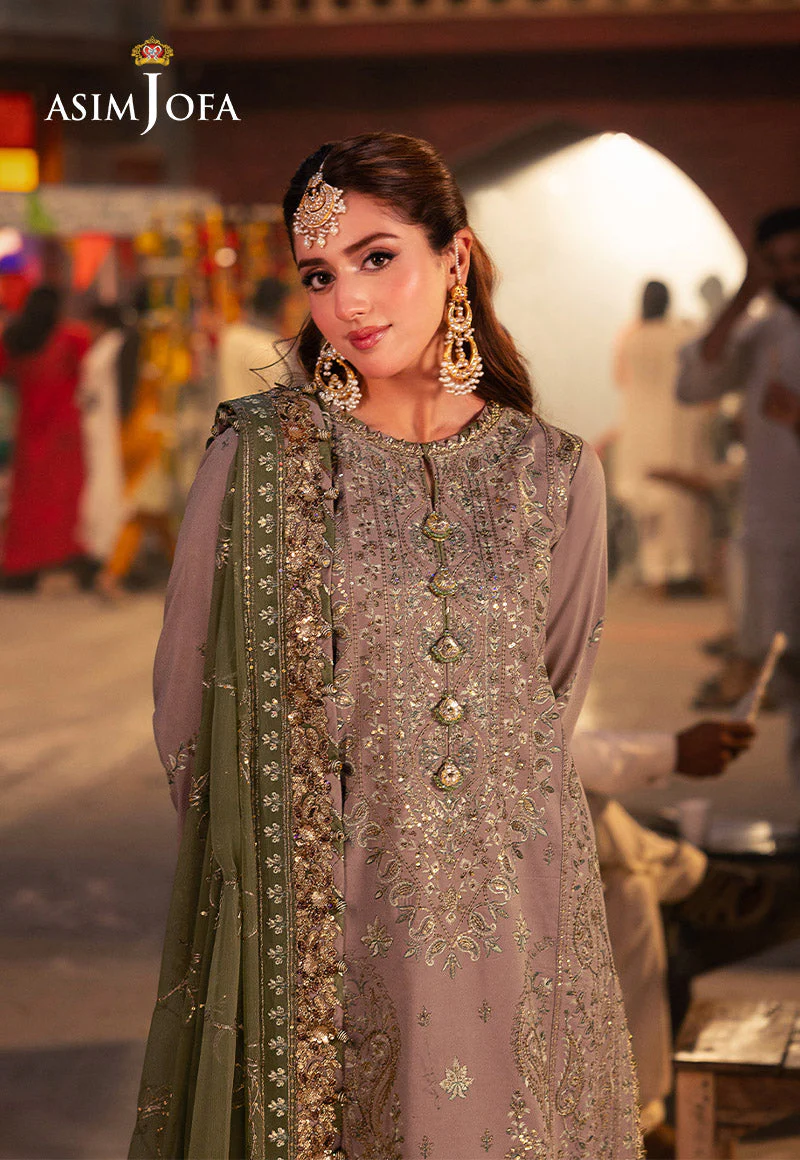 AJKKD-08 EMBROIDERED STITCHED 3 PCS - Image 2