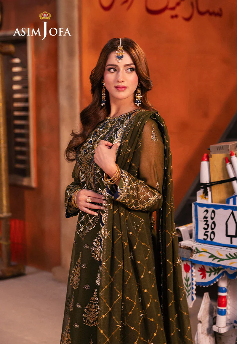 AJKKD-16 EMBROIDERED STITCHED 3 PCS - Image 2