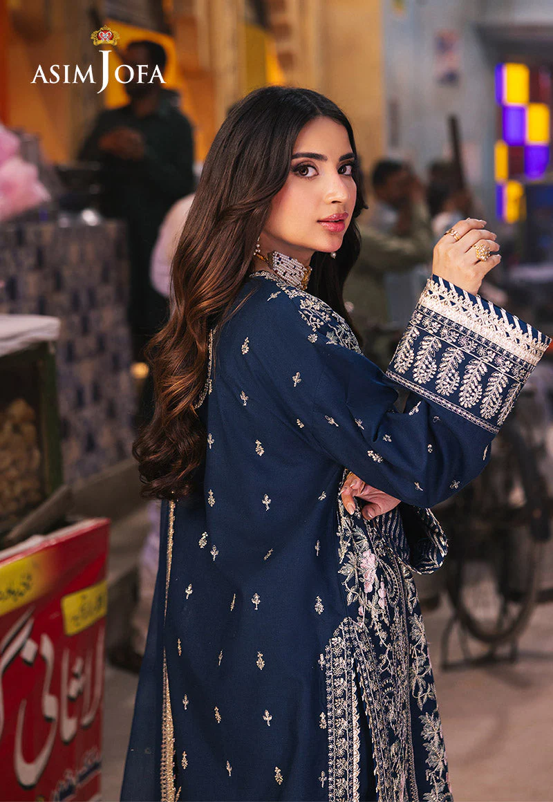 AJKKD-25-XS EMBROIDERED TWISTED SILK 3 PCS - Image 4