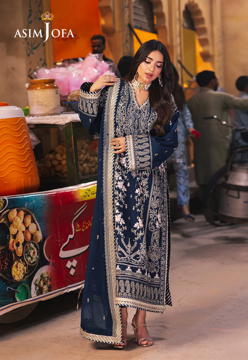AJKKD-25-XS EMBROIDERED TWISTED SILK 3 PCS - Image 5