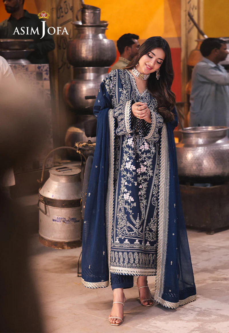 AJKKD-25-XS EMBROIDERED TWISTED SILK 3 PCS - Image 7