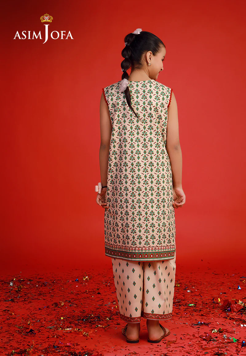 AJKP-01 STITCHED PRINTED CAMBRIC 2 PCS - Image 2