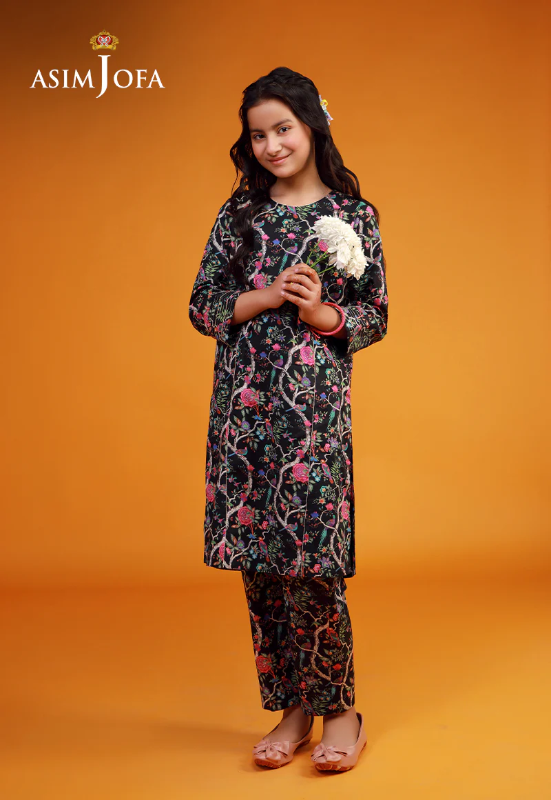AJKP-06 STITCHED PRINTED CAMBRIC 2 PCS - Image 3