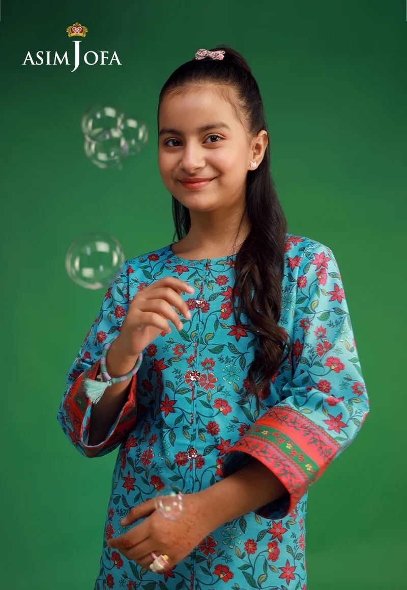 AJKP-08 STITCHED PRINTED CAMBRIC 2 PCS - Image 5