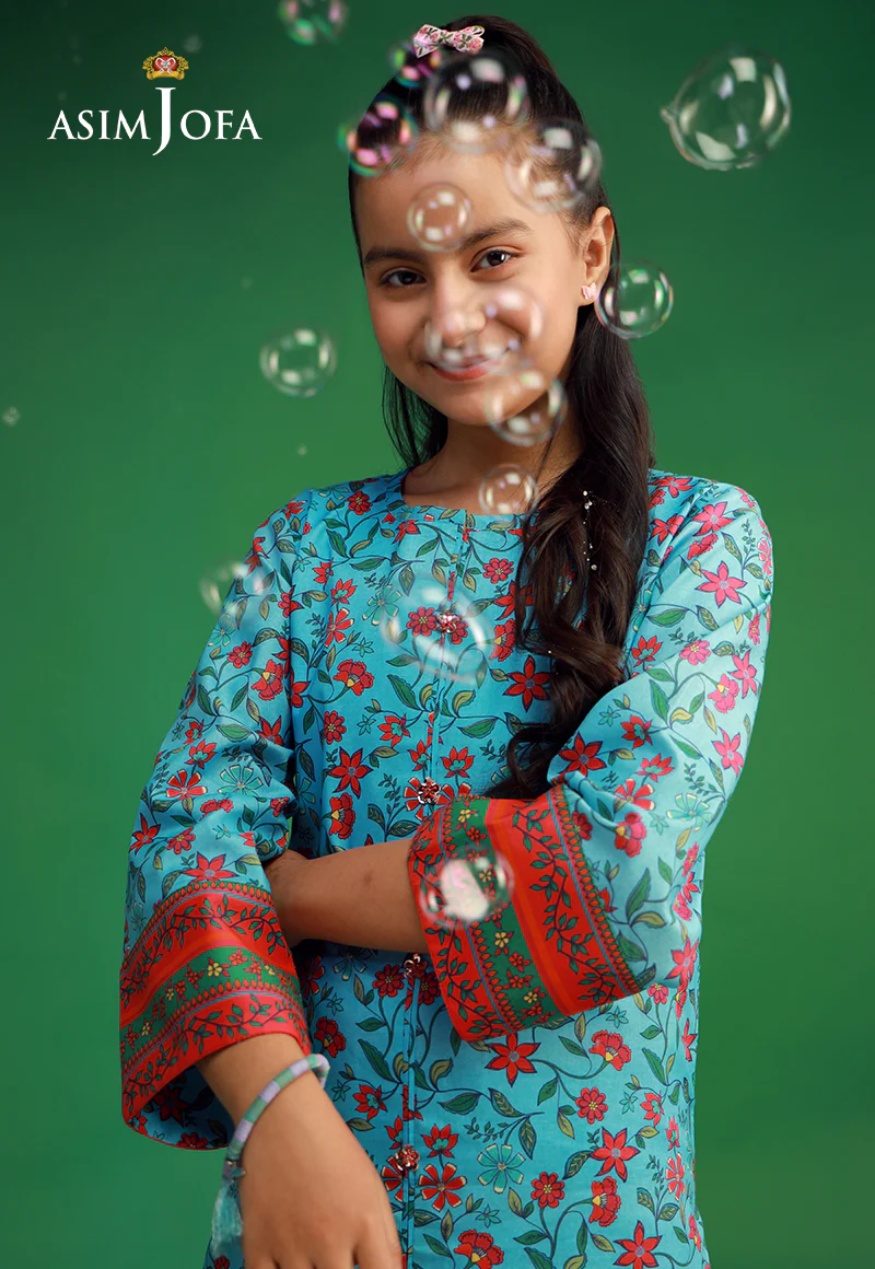 AJKP-08 STITCHED PRINTED CAMBRIC 2 PCS - Image 6