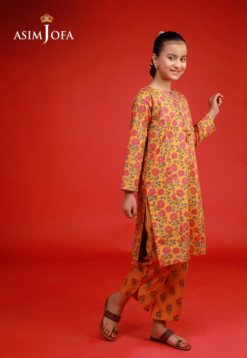 AJKP-09 STITCHED PRINTED CAMBRIC 2 PCS - Image 3