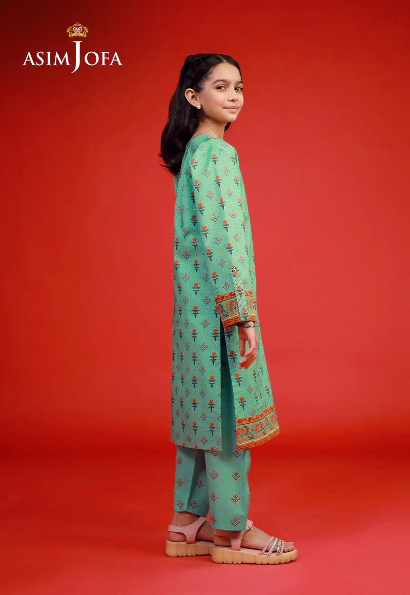 AJKP-10 STITCHED PRINTED CAMBRIC 2 PCS - Image 4