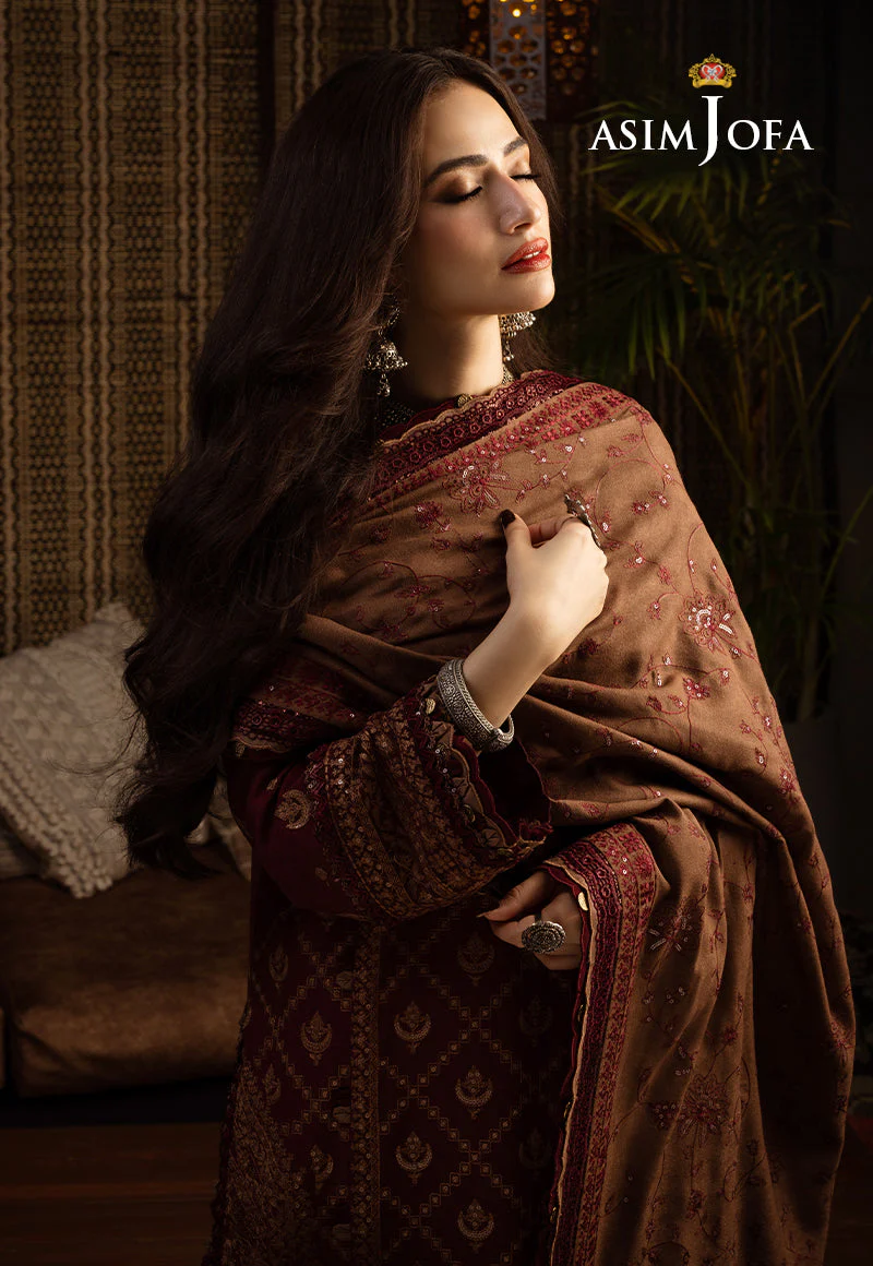 AJKTD-06 EMBROIDERED STITCHED 3 PCS - Image 7