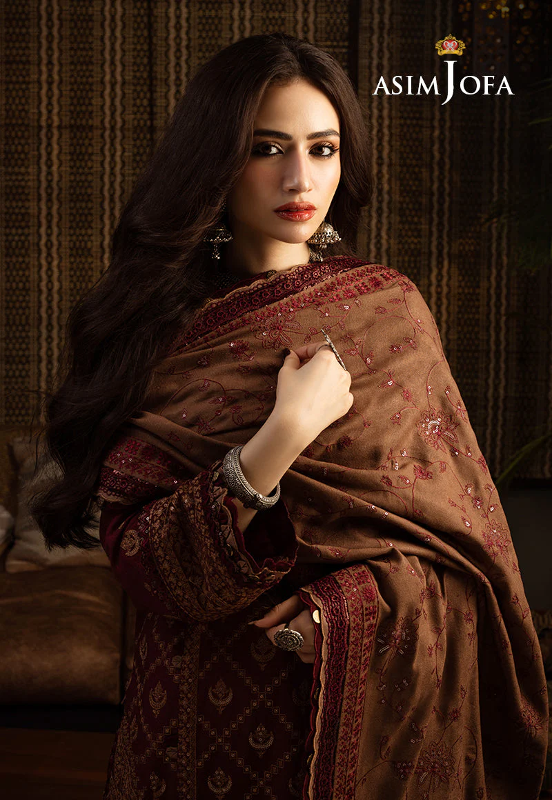 AJKTD-06 EMBROIDERED STITCHED 3 PCS - Image 8
