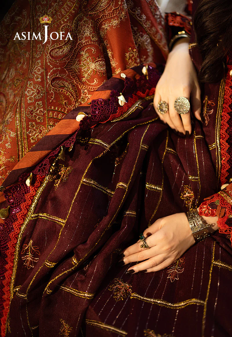 AJKTD-09 EMBROIDERED STITCHED 3 PCS - Image 7