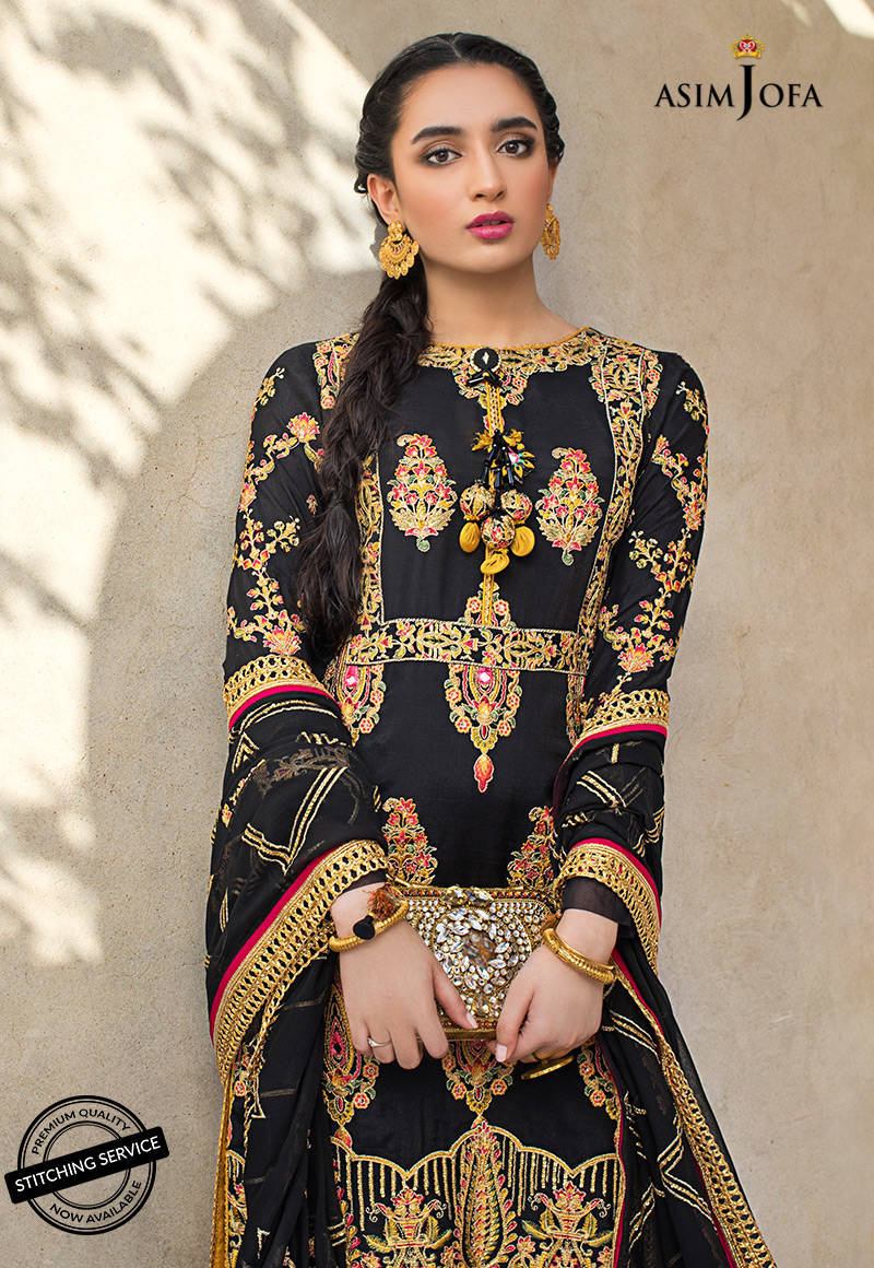AJLED-15 EMBROIDERED STITCHED 3 PCS - Image 2