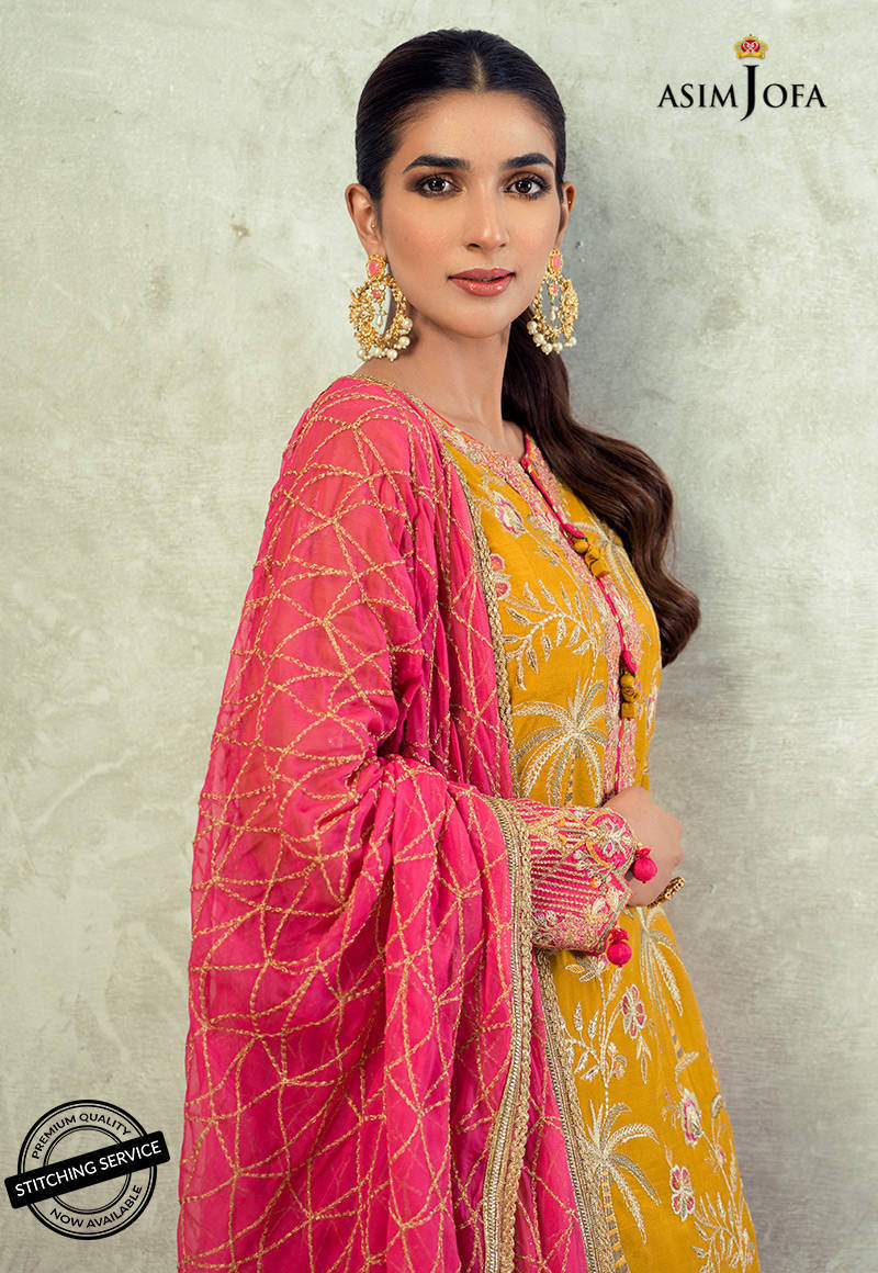 AJLED-19 EMBROIDERED STITCHED 3 PCS - Image 7