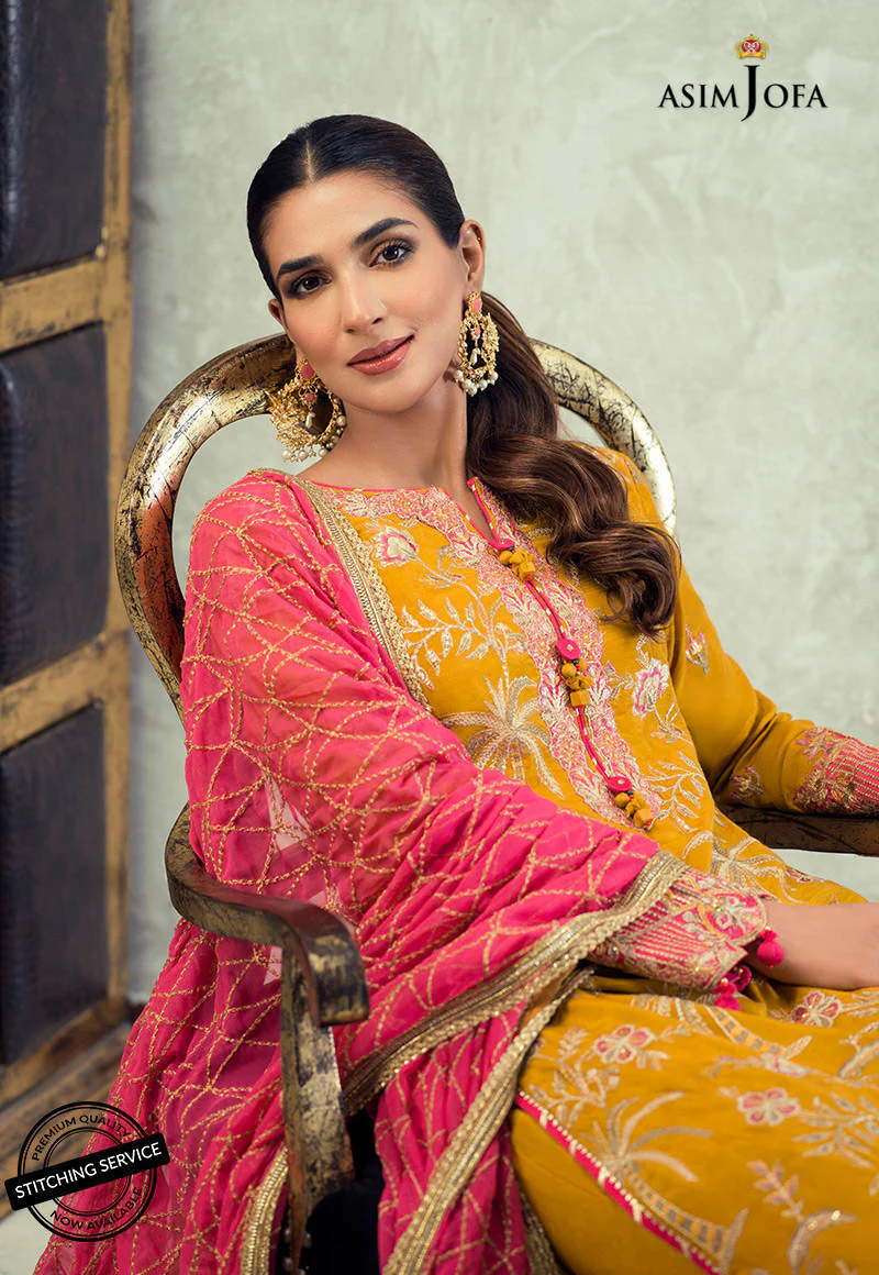 AJLED-19 EMBROIDERED STITCHED 3 PCS - Image 8