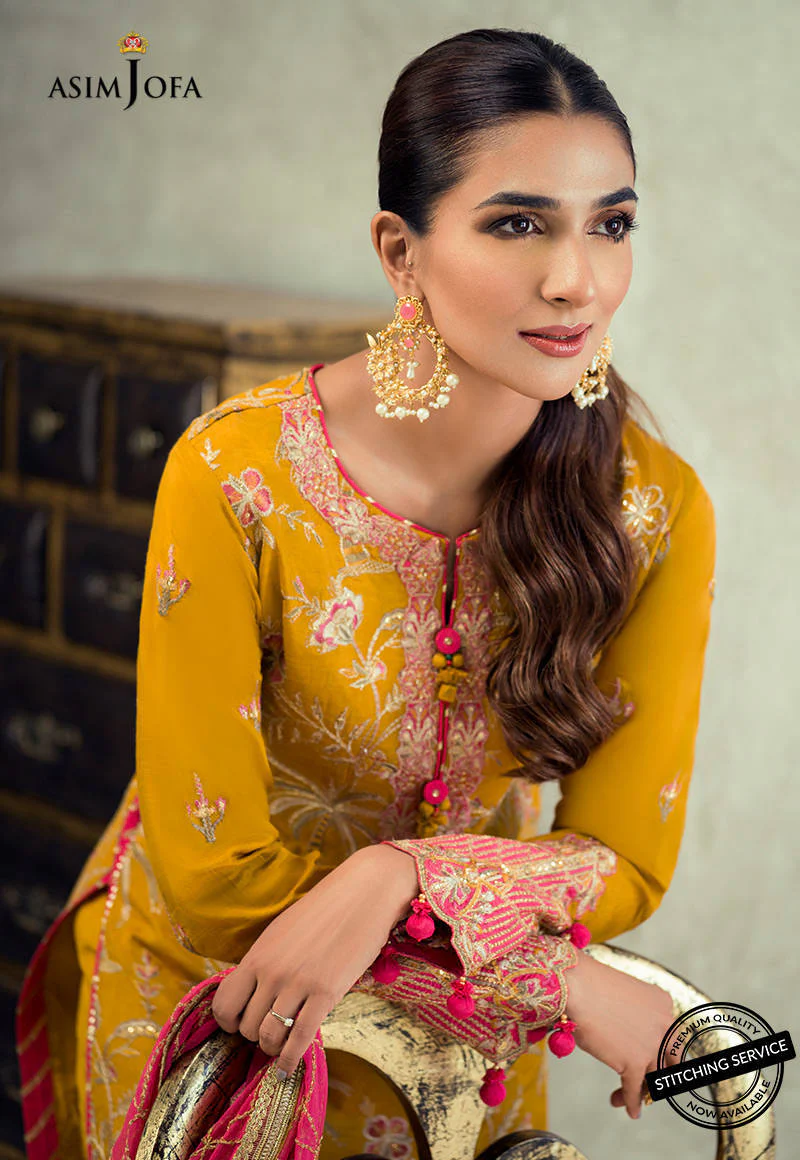AJLED-19 EMBROIDERED STITCHED 3 PCS - Image 9