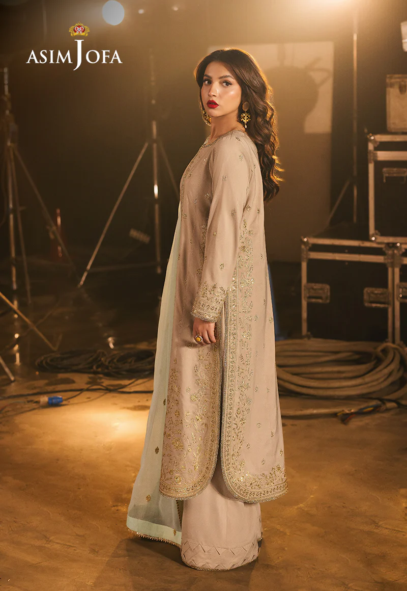 AJLF-13 EMBROIDERED BOSKI SILK 3 PCS - Image 5