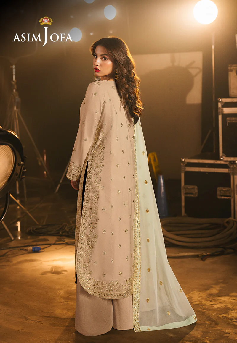 AJLFB-13 EMBROIDERED BOSKI SILK STITCHED 3 PCS - Image 2