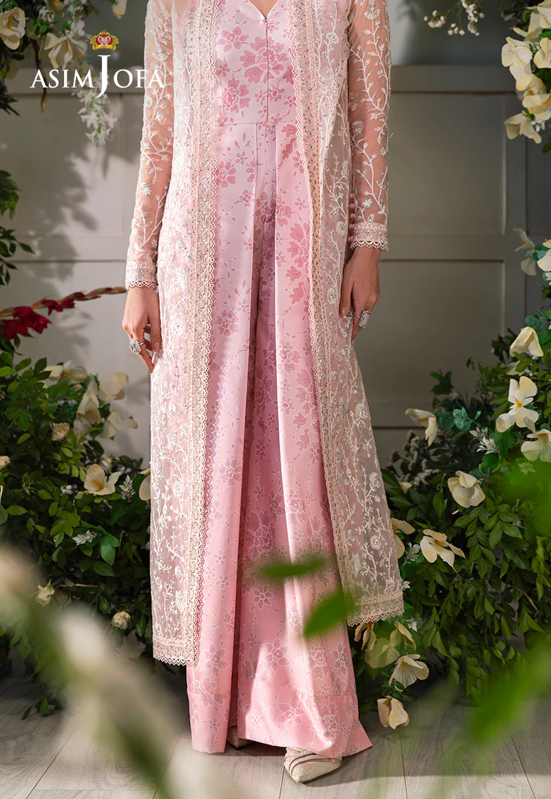 AJLFCD-02 EMBROIDERED ORGANZA Stitched 2 PCS - Image 5