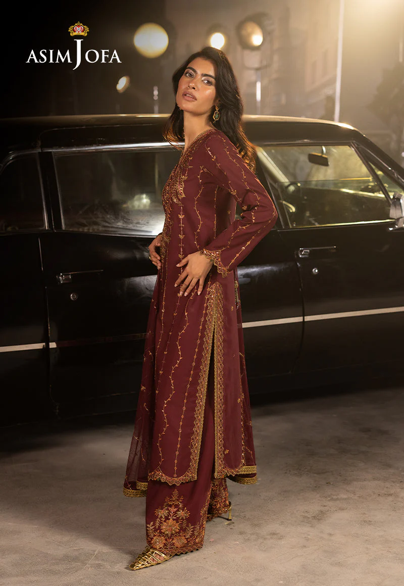 AJLFFD-04 Embroidered Silk Stitched 3 PCS - Image 5