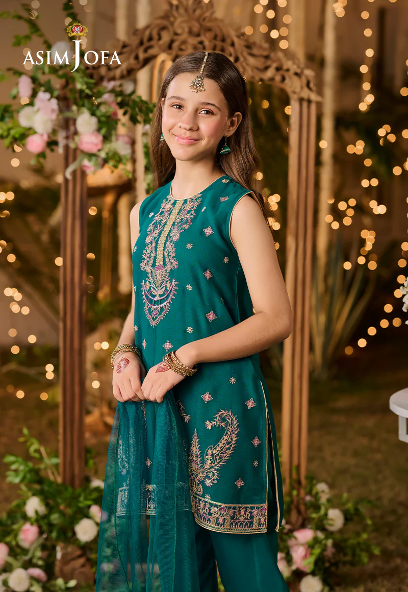 AJLK-01 EMBROIDERED POLY CHIFFON 3 PCS - Image 5