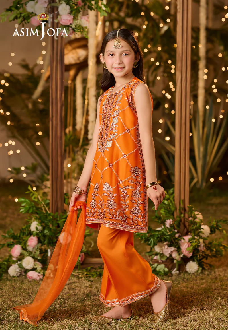 AJLK-06 EMBROIDERED POLY CHIFFON 3 PCS - Image 5