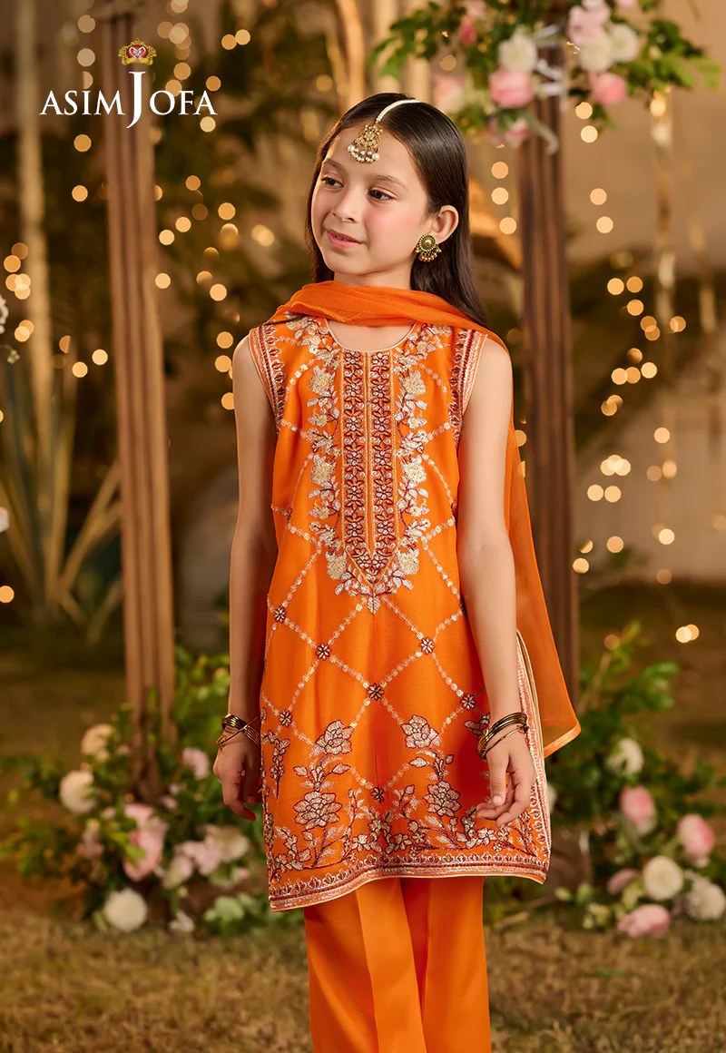 AJLK-06 EMBROIDERED POLY CHIFFON 3 PCS - Image 6