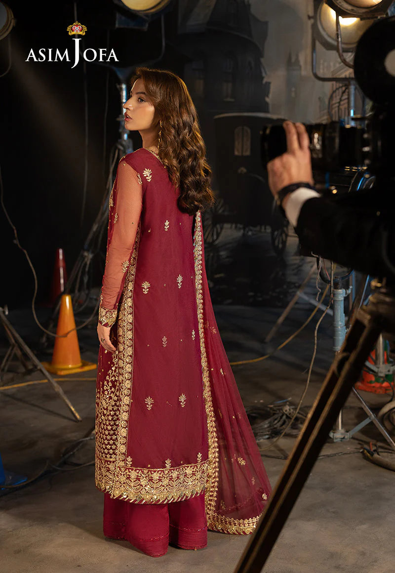 AJLLFD-01 Embroidered Net Stitched 3 PCS - Image 2