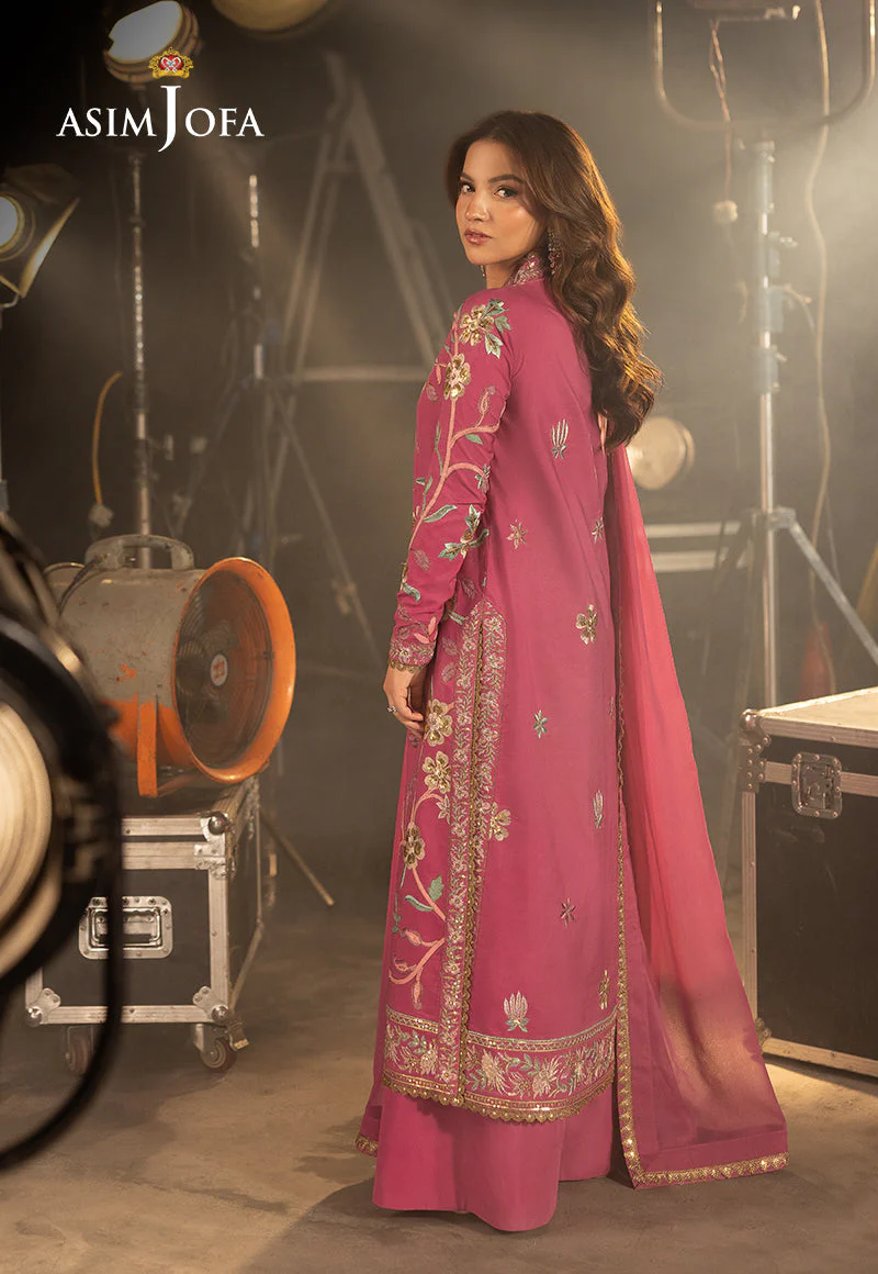 AJLLFD-15 Embroidered Silk STITCHED 3 PCS - Image 4