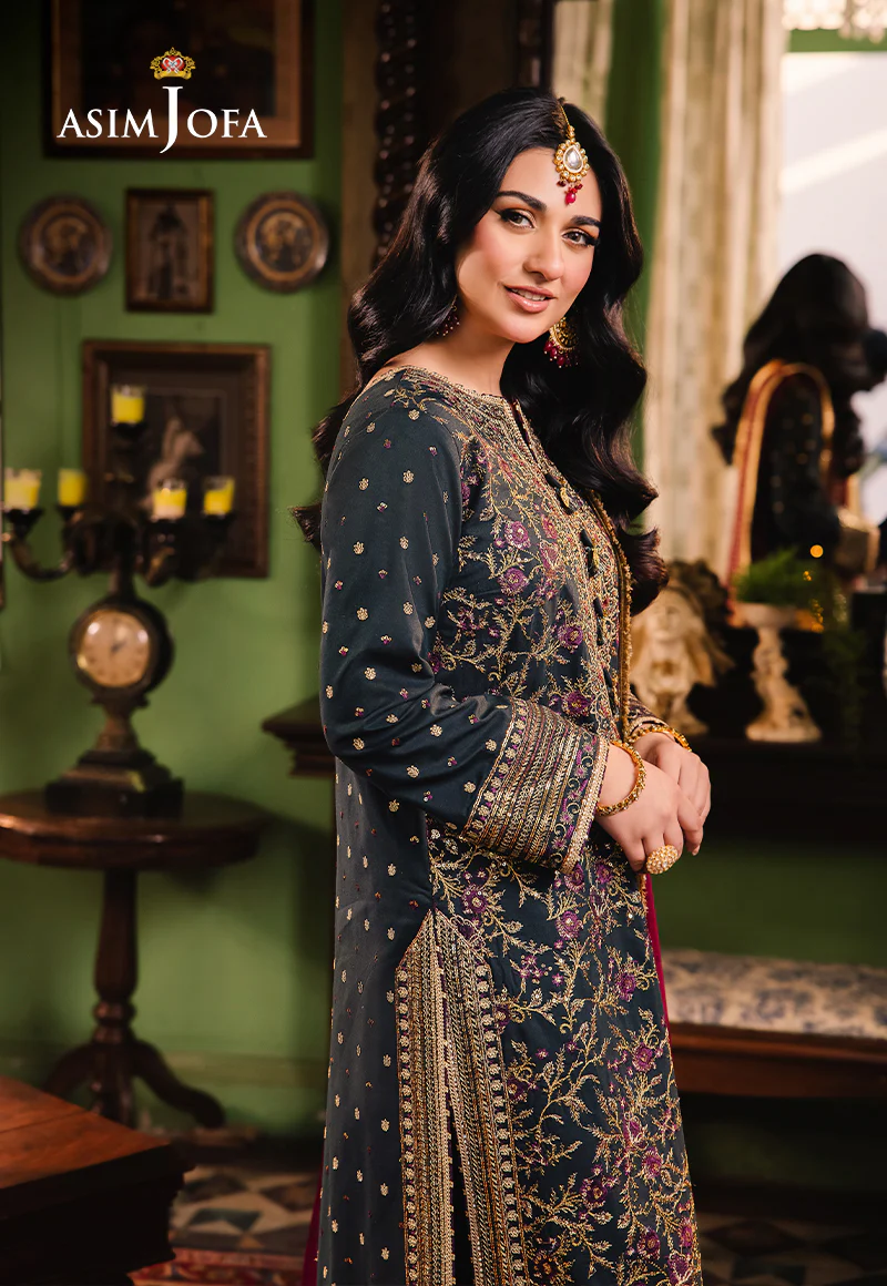 AJLP-01 EMBROIDERED TWISTED LAWN 3PCS - Image 3
