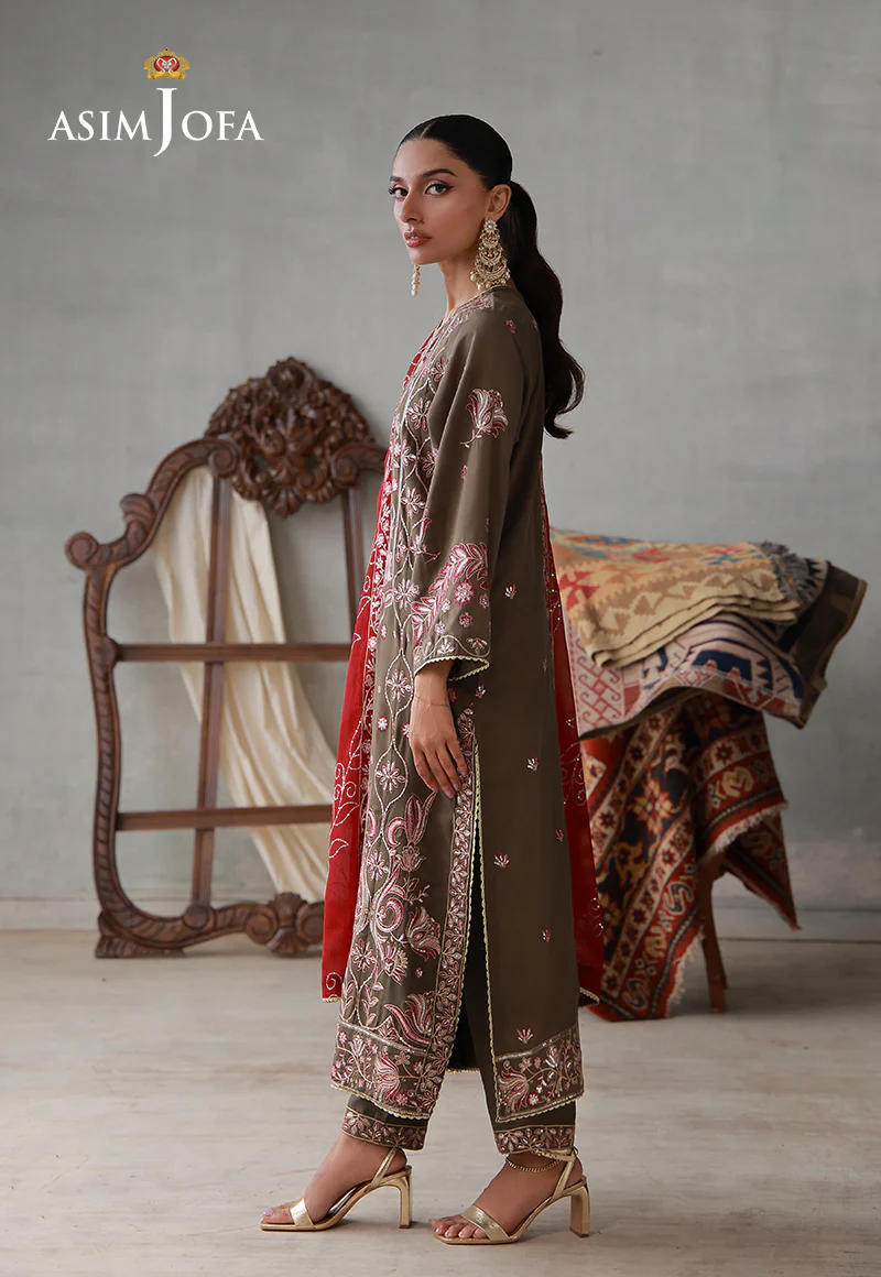 AJLPN-10 Embroidered Poly Silk Stitched 3pcs - Image 7