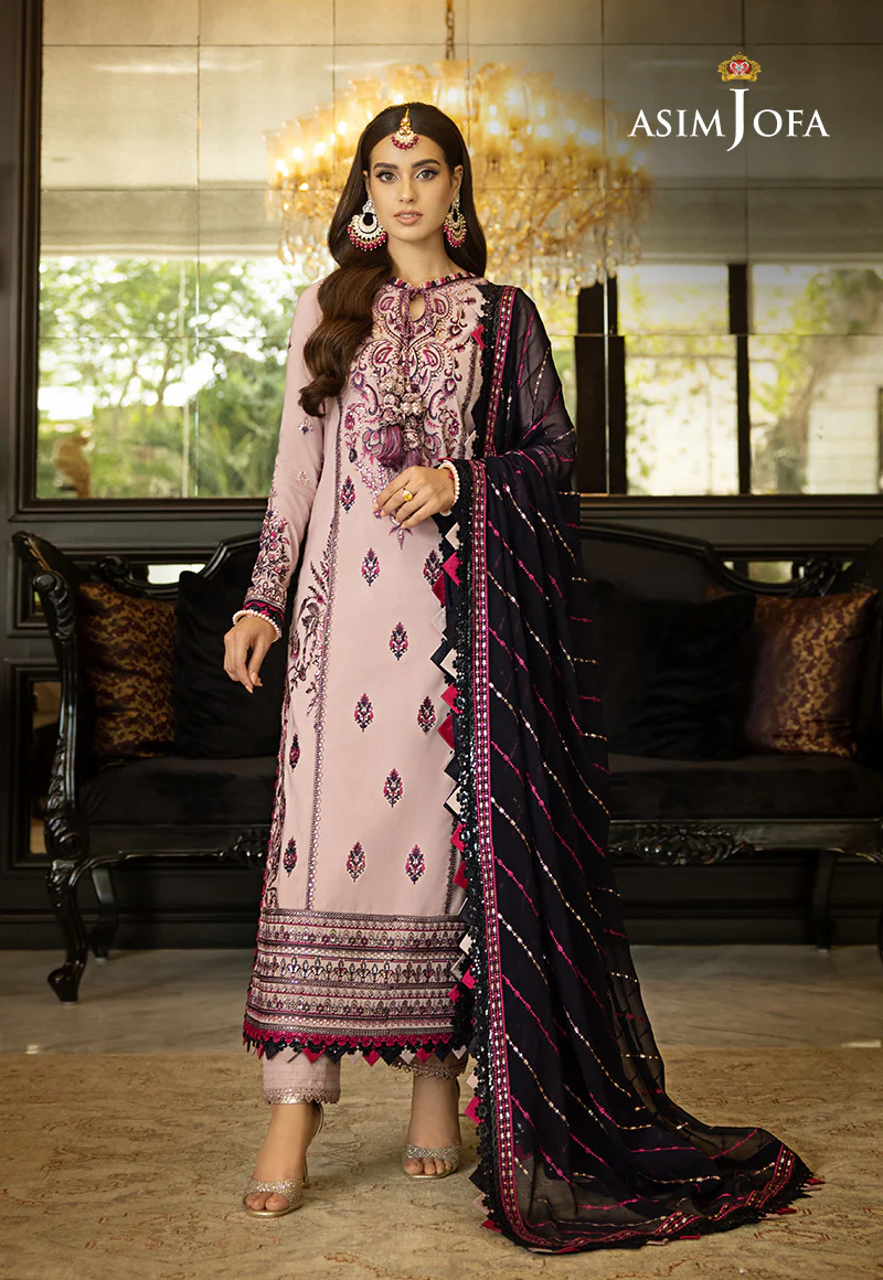 AJRN-20 EMBROIDERED LAWN SILK 3 PCS - Image 3