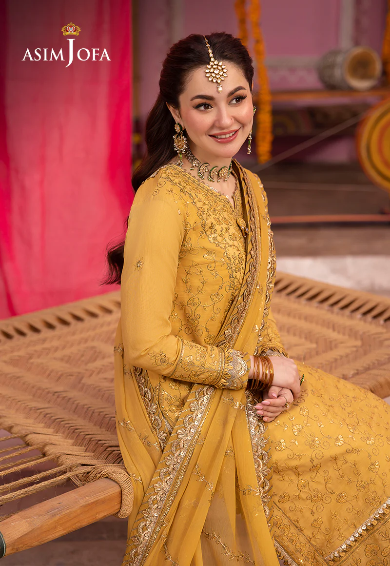 Ajlso-09 Unstitched 3 Pcs Shirt Dupatta Trouser - Image 11
